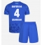 Billige Bayer Leverkusen Jarell Quansah #4 Tredje trøje Børn 2025-26 Kort ærmer (+ bukser)