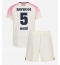 Billige Bayer Leverkusen Loic Bade #5 Udebanetrøje Børn 2025-26 Kort ærmer (+ bukser)