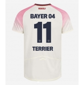 Billige Bayer Leverkusen Martin Terrier #11 Udebanetrøje 2025-26 Kort ærmer