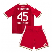 Billige Bayern Munich Aleksandar Pavlovic #45 Hjemmebanetrøje Børn 2026-27 Kort ærmer (+ bukser)