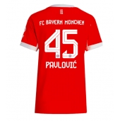 Billige Bayern Munich Aleksandar Pavlovic #45 Hjemmebanetrøje Dame 2025-26 Kort ærmer