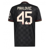 Billige Bayern Munich Aleksandar Pavlovic #45 Tredje trøje 2025-26 Kort ærmer