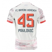 Billige Bayern Munich Aleksandar Pavlovic #45 Udebanetrøje 2025-26 Kort ærmer