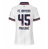 Billige Bayern Munich Aleksandar Pavlovic #45 Udebanetrøje Dame 2026-27 Kort ærmer