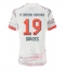 Billige Bayern Munich Alphonso Davies #19 Udebanetrøje Dame 2025-26 Kort ærmer