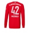 Billige Bayern Munich Jamal Musiala #42 Hjemmebanetrøje 2022-23 Lange ærmer
