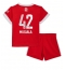 Billige Bayern Munich Jamal Musiala #42 Hjemmebanetrøje Børn 2022-23 Kort ærmer (+ bukser)