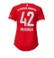 Billige Bayern Munich Jamal Musiala #42 Hjemmebanetrøje Dame 2022-23 Kort ærmer