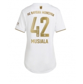 Billige Bayern Munich Jamal Musiala #42 Udebanetrøje Dame 2022-23 Kort ærmer