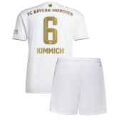 Billige Bayern Munich Joshua Kimmich #6 Udebanetrøje Børn 2022-23 Kort ærmer (+ bukser)