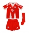 Billige Bayern Munich Josip Stanisic #44 Hjemmebanetrøje Børn 2025-26 Kort ærmer (+ bukser)