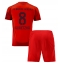 Billige Bayern Munich Leon Goretzka #8 Hjemmebanetrøje Børn 2024-25 Kort ærmer (+ bukser)
