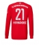 Billige Bayern Munich Lucas Hernandez #21 Hjemmebanetrøje 2022-23 Lange ærmer