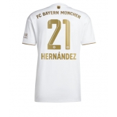 Billige Bayern Munich Lucas Hernandez #21 Udebanetrøje 2022-23 Kort ærmer