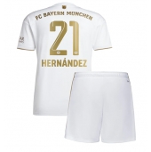 Billige Bayern Munich Lucas Hernandez #21 Udebanetrøje Børn 2022-23 Kort ærmer (+ bukser)