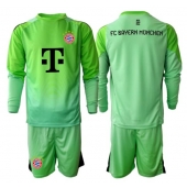 Billige Bayern Munich Målmand Hjemmebanetrøje Børn 2025-26 Lange ærmer (+ bukser)