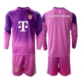 Billige Bayern Munich Målmand Tredje trøje Børn 2025-26 Lange ærmer (+ bukser)