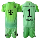 Billige Bayern Munich Manuel Neuer #1 Målmand Hjemmebanetrøje Børn 2025-26 Kort ærmer (+ bukser)