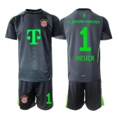 Billige Bayern Munich Manuel Neuer #1 Målmand Udebanetrøje Børn 2025-26 Kort ærmer (+ bukser)
