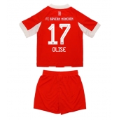 Billige Bayern Munich Michael Olise #17 Hjemmebanetrøje Børn 2025-26 Kort ærmer (+ bukser)