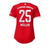 Billige Bayern Munich Thomas Muller #25 Hjemmebanetrøje Dame 2022-23 Kort ærmer