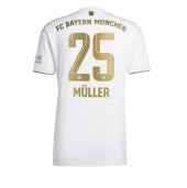 Billige Bayern Munich Thomas Muller #25 Udebanetrøje 2022-23 Kort ærmer