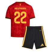 Billige Belgien Alexis Saelemaekers #22 Hjemmebanetrøje Børn VM 2026 Kort ærmer (+ bukser)