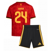 Billige Belgien Amadou Onana #24 Hjemmebanetrøje Børn VM 2026 Kort ærmer (+ bukser)