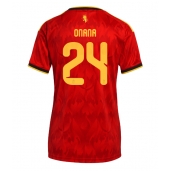 Billige Belgien Amadou Onana #24 Hjemmebanetrøje Dame VM 2026 Kort ærmer