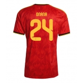 Billige Belgien Amadou Onana #24 Hjemmebanetrøje VM 2026 Kort ærmer