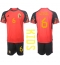 Billige Belgien Axel Witsel #6 Hjemmebanetrøje Børn VM 2022 Kort ærmer (+ bukser)