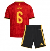 Billige Belgien Axel Witsel #6 Hjemmebanetrøje Børn VM 2026 Kort ærmer (+ bukser)