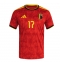 Billige Belgien Charles De Ketelaere #17 Hjemmebanetrøje VM 2026 Kort ærmer