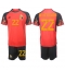Billige Belgien Charles De Ketelaere #22 Hjemmebanetrøje Børn VM 2022 Kort ærmer (+ bukser)