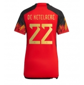 Billige Belgien Charles De Ketelaere #22 Hjemmebanetrøje Dame VM 2022 Kort ærmer