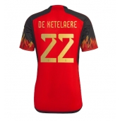 Billige Belgien Charles De Ketelaere #22 Hjemmebanetrøje VM 2022 Kort ærmer