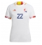 Billige Belgien Charles De Ketelaere #22 Udebanetrøje Dame VM 2022 Kort ærmer
