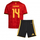 Billige Belgien Dodi Lukebakio #14 Hjemmebanetrøje Børn VM 2026 Kort ærmer (+ bukser)