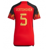 Billige Belgien Jan Vertonghen #5 Hjemmebanetrøje Dame VM 2022 Kort ærmer