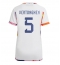 Billige Belgien Jan Vertonghen #5 Udebanetrøje Dame VM 2022 Kort ærmer