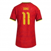 Billige Belgien Jeremy Doku #11 Hjemmebanetrøje Dame VM 2026 Kort ærmer