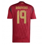 Billige Belgien Johan Bakayoko #19 Hjemmebanetrøje EM 2024 Kort ærmer