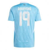 Billige Belgien Johan Bakayoko #19 Udebanetrøje EM 2024 Kort ærmer