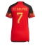 Billige Belgien Kevin De Bruyne #7 Hjemmebanetrøje Dame VM 2022 Kort ærmer