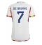 Billige Belgien Kevin De Bruyne #7 Udebanetrøje VM 2022 Kort ærmer