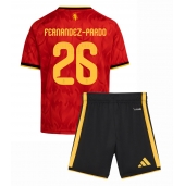 Billige Belgien Matias Fernandez-Pardo #26 Hjemmebanetrøje Børn VM 2026 Kort ærmer (+ bukser)