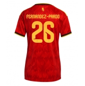 Billige Belgien Matias Fernandez-Pardo #26 Hjemmebanetrøje Dame VM 2026 Kort ærmer
