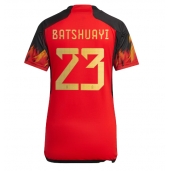 Billige Belgien Michy Batshuayi #23 Hjemmebanetrøje Dame VM 2022 Kort ærmer