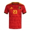 Billige Belgien Michy Batshuayi #23 Hjemmebanetrøje VM 2026 Kort ærmer
