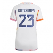 Billige Belgien Michy Batshuayi #23 Udebanetrøje Dame VM 2022 Kort ærmer